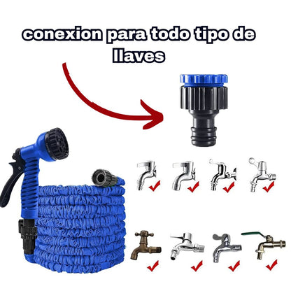 MANGUERA ANTI ENREDOS MULTIFUNCIONAL CON 7 MODOS DE USO🔥OFERTA AL 2X1🔥