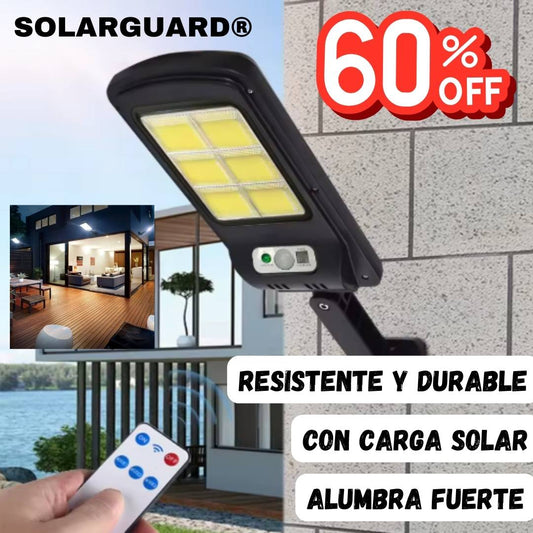 SOLARGUARD® - LAMPARA SOLAR AHORRATIVA CON SENSOR DE MOVIMIENTO Y RESISTENTE AL AGUA 🔥60% DESCUENTO🔥