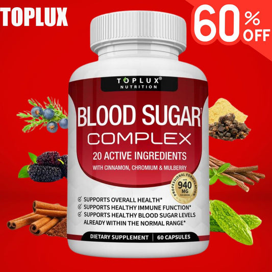 TOPLUX® -Suplemento Natural para Diabéticos 🔥Con 60% Descuento🔥