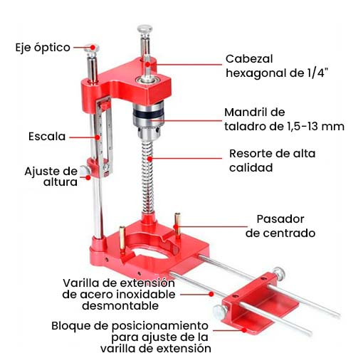 Herramienta de perforación portátil Para Taladros Con 60% Descuento🔥