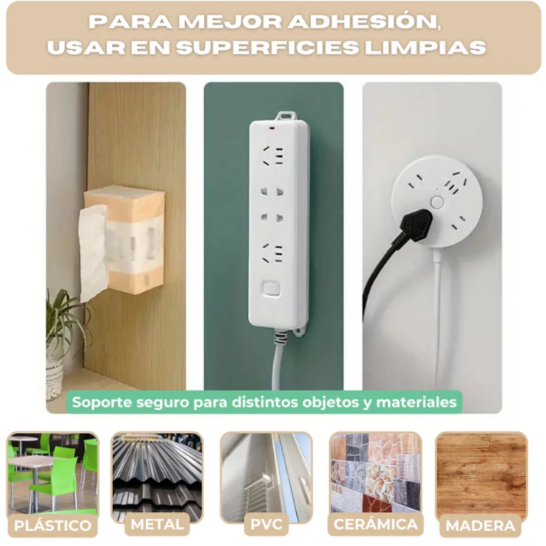 Soporte Adhesivo Organizador - FlexHold™ Pack 5 unidades Con 60% Descuento🔥