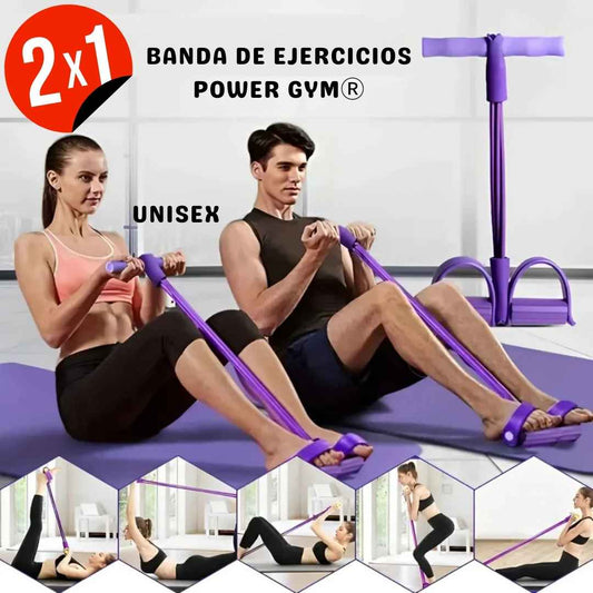 Power Gym® - Banda de Ejercicios con Pedal Para Hombres y Mujeres - 😱OFERTA EXCLUSIVA 2X1😱