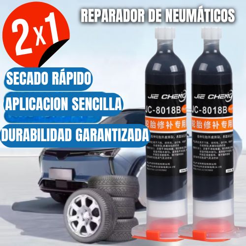 Pegamento Negro Para Reparación de Neumáticos Oferta 2x1 🔥