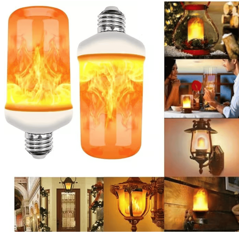 Bombilla LED de llama con efecto de detección de gravedad CON 60% DESCUENTO🔥