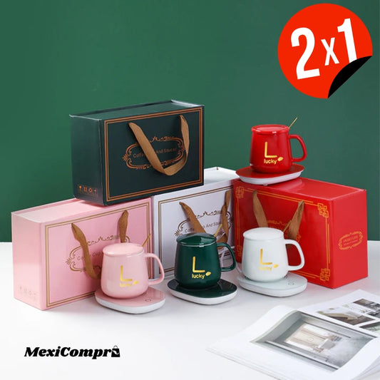 Taza Premium con Calentador Eléctrico Lucky™ HOY 2X1