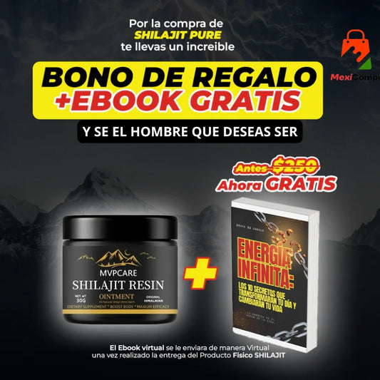 Shilajit Pure | El Sanador De Tus Debilidades +🔥 Ebook GRATIS🔥