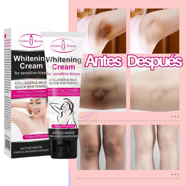 Crema Blanqueadora Con Colágeno Y Leche Aichun Beauty®  Con 60% Descuento😍