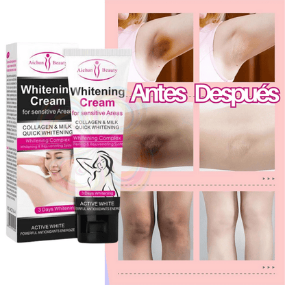 Crema Blanqueadora Con Colágeno Y Leche Aichun Beauty®  Con 60% Descuento😍
