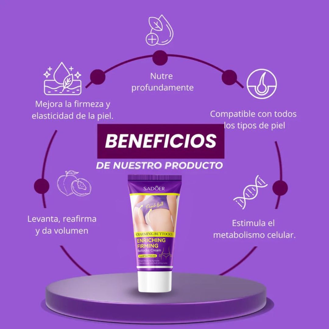 Crema Levanta Glúteos SADOER®  🔥60% de Descuento🔥