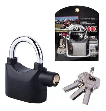 CANDADO ANTIRROBO CON ALARMA  SHIELDPRO🔥 OFERTA  2x1 🔥
