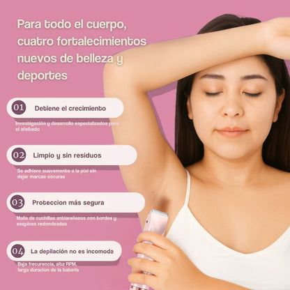 Rasuradora Femenina AIRMAX® 🔥60% de Descuento🔥Axilas y zonas intimas sin irritaciones