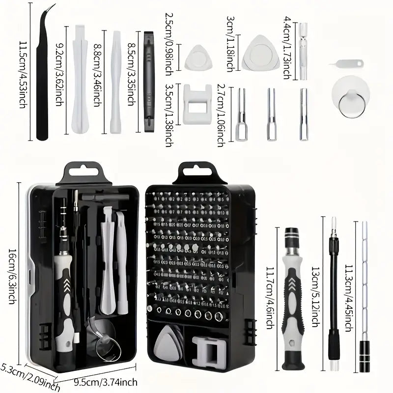 Kit 115 en 1 destornilladores HERRAMPRO® 🔥60% de Descuento🔥