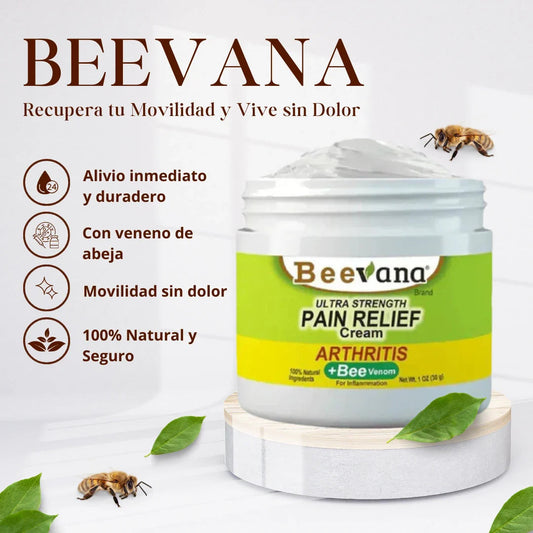 Crema Beevana®  Colageno Articulaciones ¡Alivia el dolor de tus articulaciones!