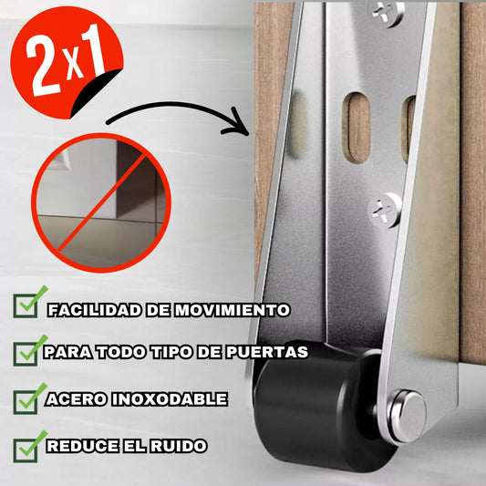 RUEDA DIRECCIONAL DE MOVILIDAD PARA PUERTAS 2x1🔥