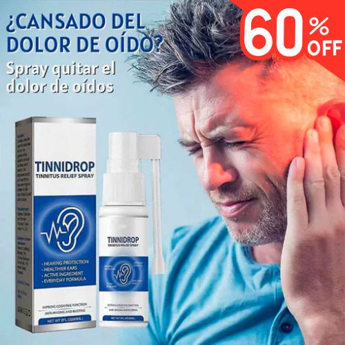 TINNIDROP® SPRAY LIMPIADOR DE OÍDOS 👂😱 SÚPER OFERTA 60%🔥