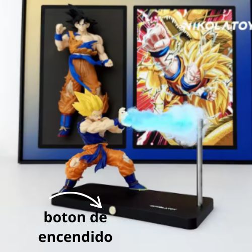 Luz nocturna magnética de la figura de Dragon Ball Goku Con 60% Descuento🔥