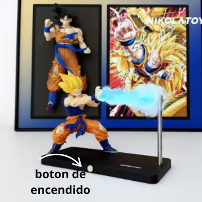 Luz nocturna magnética de la figura de Dragon Ball Goku Con 60% Descuento🔥
