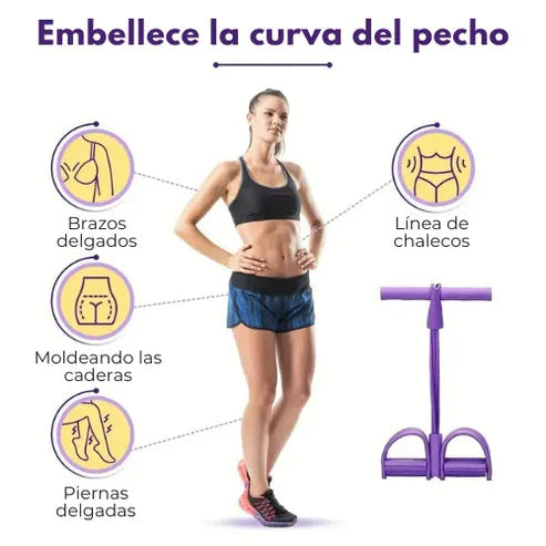 Power Gym® - Banda de Ejercicios con Pedal Para Hombres y Mujeres - 😱OFERTA EXCLUSIVA 2X1😱