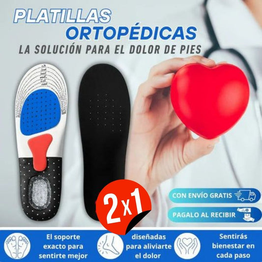 Plantillas Ortopédicas AlivioFeet™  Alivia dolor de pies y fascites plantar Con 60% Descuento🔥