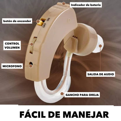 Sonic Pro™ AUDÍFONO AMPLIFICADOR DE SONIDO RECARGABLE CON 60% DESCUENTO🔥ULTIMAS UNIDADES🔥