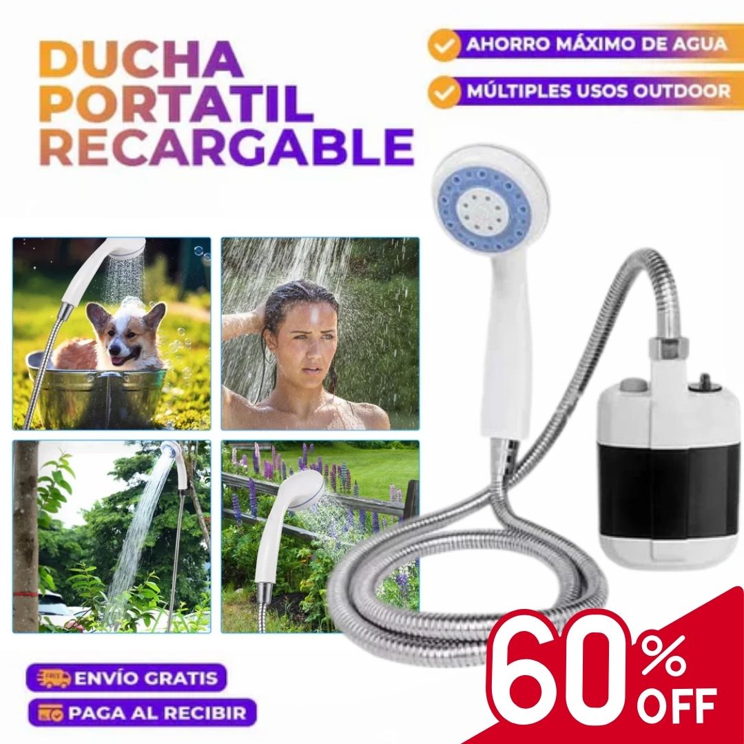 Regadera Portatil Multifuncional DuchaFlex ™ Con 60% Descuento🔥