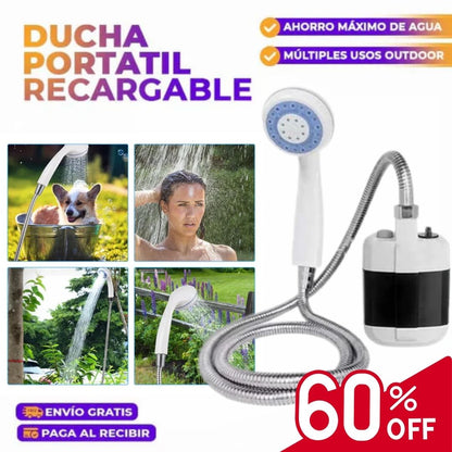 Regadera Portatil Multifuncional DuchaFlex ™ Con 60% Descuento🔥
