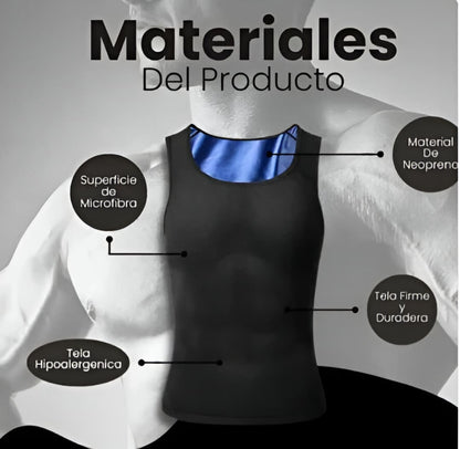 Camiseta faja Sauna reductora REDUCERPRO® ¡Quítate kilos de encima en segundos! TALLA AUTO AJUSTABLE