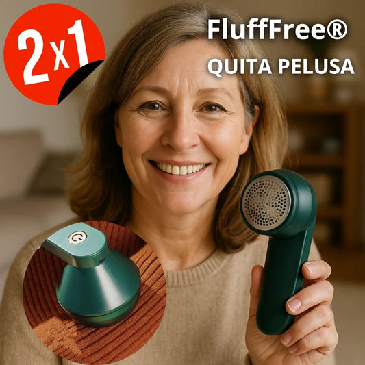FluffFree® Quitapelusas Eléctrico Portátil Con cargador Incluido Súper Oferta 2x1🔥